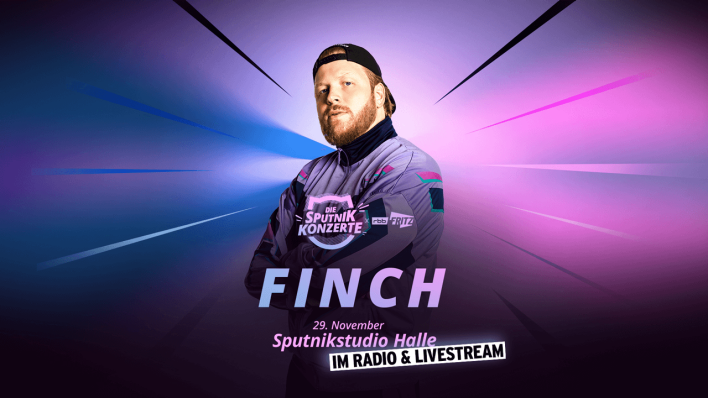 Übertragung Finch Radiokonzert bei Fritz. (Quelle: Finch)