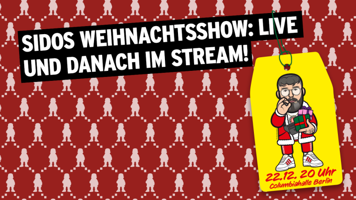 Sido Weihnachtsshow (Quelle: Mike Illustrated | Collage: Fritz)