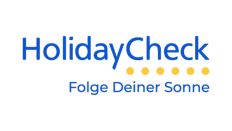 Logo: HolidayCheck - Folge Deiner Sonne (Quelle: HolidayCheck)